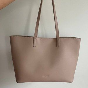 NEW AWAY Latitude Tote Blush Leather Travel Large Tote Magnetic Closure